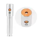 Mini Ultrasonic Essential Oil Diffuser, Electric Handheld Mini Facial Steamer wood top design