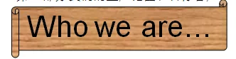 who we are