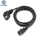 VDE approval Durable 3 pins AC power cord 16A 250V with IEC C13 connector for Home appliance