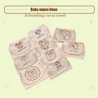 Face Towel Custom Newborn Baby Back Sweat-absorbent Quick-dry Face Towel Kindergarten Sweat Towel