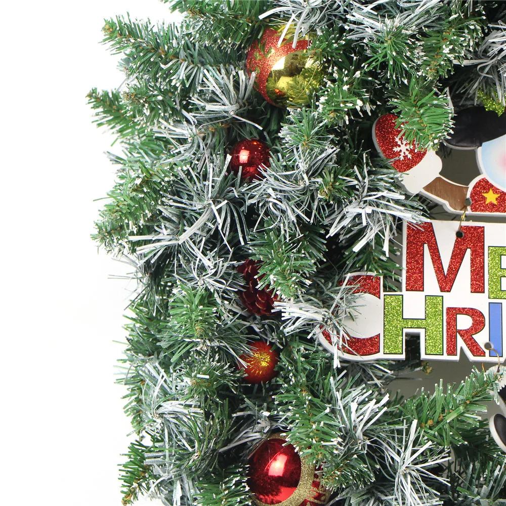 sunwing new style pvc artificial wreath garland for christmas