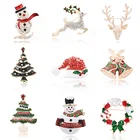 Manufacturer China Zinc Alloy Christmas Series Metal Badge With Safty Pin