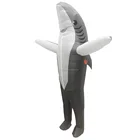 High Quality Fancy inflatable Grey shark costume adult inflatable shark suit party costume