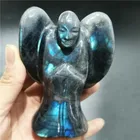 Labradorite Labradorite Hot Sale Natural Quartz Gemstone Labradorite Crystal Angel Model For Decoration