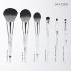 GRACEDO Marble Pattern Brush Synthetic Foundation Face Makeup Brushes Set