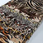 Cheap Price Polyester Spandex Super Soft Comfortable Stretch Velvet Fleece Digital Animal Print Knit Fabric