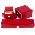 Wholesale stock enthusiasm red black Jewellery Packaging Gift Plastic Sliding Jewelry Drawer Box
