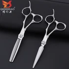 6 INCH Japanese Stainless Steel Silver High Screw Barber Shears Hair Cutting Scissors Salon tools NEW Set