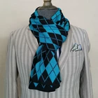 Hot Sale 100% Acrylic Yarn Dyed Jacquard Knitted Shawl Scarf From Factory China