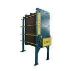 Steam heating high heat transfer sea water plate type evaporator