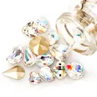 China Manufacturer Nail Supplies K9 Glass Heliotrope Color Nail Rhinestones for Nail Art Decoration Designs