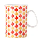 Concise Christmas Custom New Bone China Ceramic Travel Coffee Mug