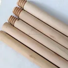 Wholesale Sticks Wooden Broom Wooden Stick Wholesale Natural Wood Broom Sticks With Italian Thread Natural Wooden