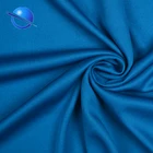 Plain 100% Fabric Garment Quality 100% Polyester Soft Felt Weft Knit Fabric for Sports Garment