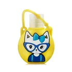 FDA approved Antiseptic Skin Care Scented Hand Gel Sanitizer with Cute Animal Silicone Holder