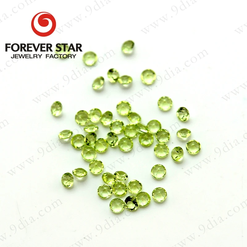 Factory Large Stock Oval Round Pear Natural Chrome Diopside Loose Gemstones