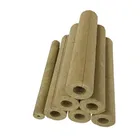 Bonded rockwool rock wool pipe section for thermal insulation