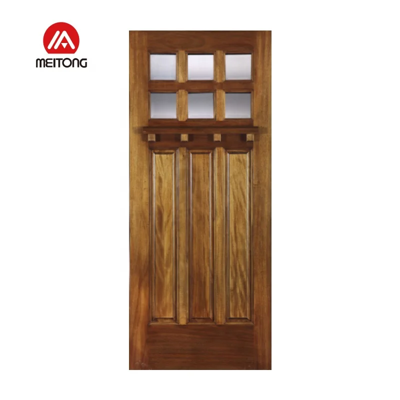 Mahogany 24 X 80 Waterproof Exterior House Stained Glass Crafts