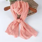 Country style wholesale hijab scarf woman cotton linen scarves