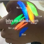 Paint Neon Paint UV Fluorescent Face And Body Paint Washable Non-Toxic UV / Reactive Neon Colors