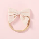 Nylon 10pcs/set Cute Bow Baby Headband for Girl Head Bands Turban Newborn Headbands for Kids Hair Accessories