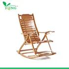 Antique wood reclining rocking chair portable folding rocking chair