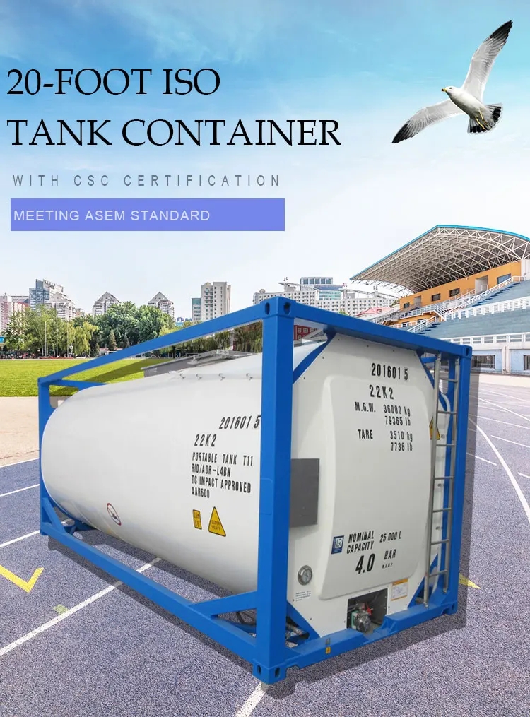 Lr Certificado Asme Viii Padrão 20ft T14 T11 Iso Tanque Container Buy