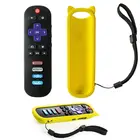TV Remote Control For Roku LG LF-RCRUS-16 55LF5700 with Silicone Cover Case & Strap