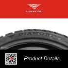 Diamond Motorcycle Tire Tubeless for 110/70-17