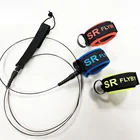 High Quality Surfboard Leash Surf Leash Sup Leash with Embossed Printed Logo Cuff