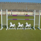 Horse Aluminum Horse Show Jump Filler With Horse Shape