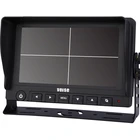 7" Digital Screen TFT LCD Color Quad Monitor 12V with Removable Sun Visor