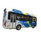 High grade 3D vinyl warp sticker for sample car bus full body Advertising design printing decals