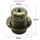 E27 Socket Screw Bulb Metal Alloy Plating Lamp Holder E27 Pendant Light Sockets