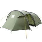 Custom Family Custom Best Seller 3-4 Persons 2 Layer 3 Season Waterproof Family Carpas De Tunnel Outdoor Camping Tents
