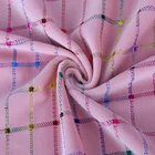 Rourourou textile in knitting 100% polyester bronze pattern fabric