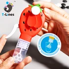 Bubble Mini Manual Strawberry Design Fan Bubble Wand Toys For Children