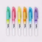 New Design Promotional 6 Colors Erasable Highlighter pen For Office And School.