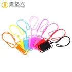 Eco-Friendly Universal Cellphone Silicone Rubber Neck Lanyard