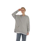 2019 custom logo wholesale fleece oversized hooded hoodies sweatshirts for women