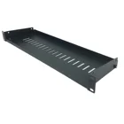 Jingchengmei 19-Inch 1U New Disassembled Vented cantilever Universal Server Rack Mount Shelf 6" Depth