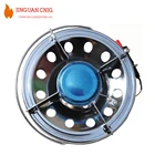 camping portable stainless steel burner gas stove with lpg cylinder