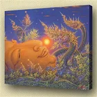 World Famous 3D Buddha Art Painting Handmade Oil