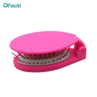 Portable Folding Mini Travel Massage Hair Styling Brush With Mirror