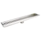 LEDFRE 10CMx50CM ningbo floor drain tile insert linear bathroom and kitchen floor drain for Intermediate drainage