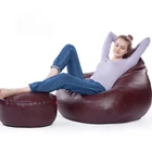 Traveling sleeping play gaming material waterproof outdoor genuine leather bean bag chairs bulk