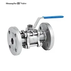 Pressure Reducing Gas Valve Manufacturer 1/4inch - 4inch Water Oil Gas PN40 3Piece 3PC Flanged SS Ball Valves