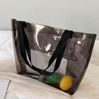 Promotion eco-friendly high quality pvc tote bag for women shopping