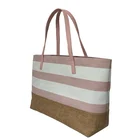 2019 fashion ladies handbags wholesale plain weave manufacturers
