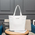 Custom reusable cotton shopping bag canvas tote